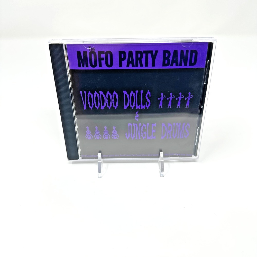 Signed Rare Mofo Party Band Voodoo Dolls and Jungle Drums CD Blues Rock Album